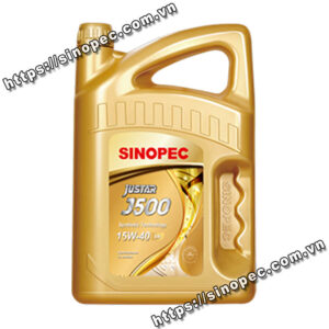 Dầu động cơ xăng Sinopec Justar J500 SN 15W-40