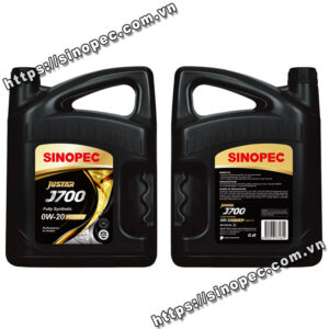 Dầu động cơ tổng hợp Sinopec Justar J700 SP/GF-6A 0W-20