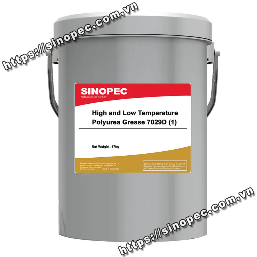 Mỡ tổng hợp Polyurea Sinopec 7029D