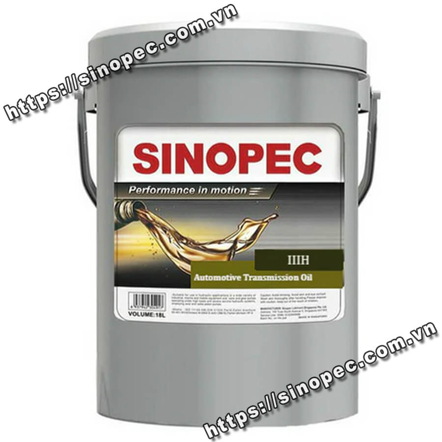 Dầu trợ lực tay lái và hộp số tự động Sinopec ATF-III H