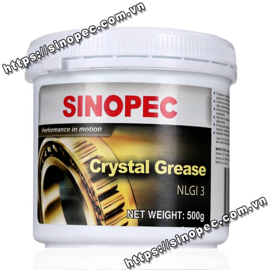 Mỡ bôi trơn đa năng Sinopec Crystal Grease NLGI 3