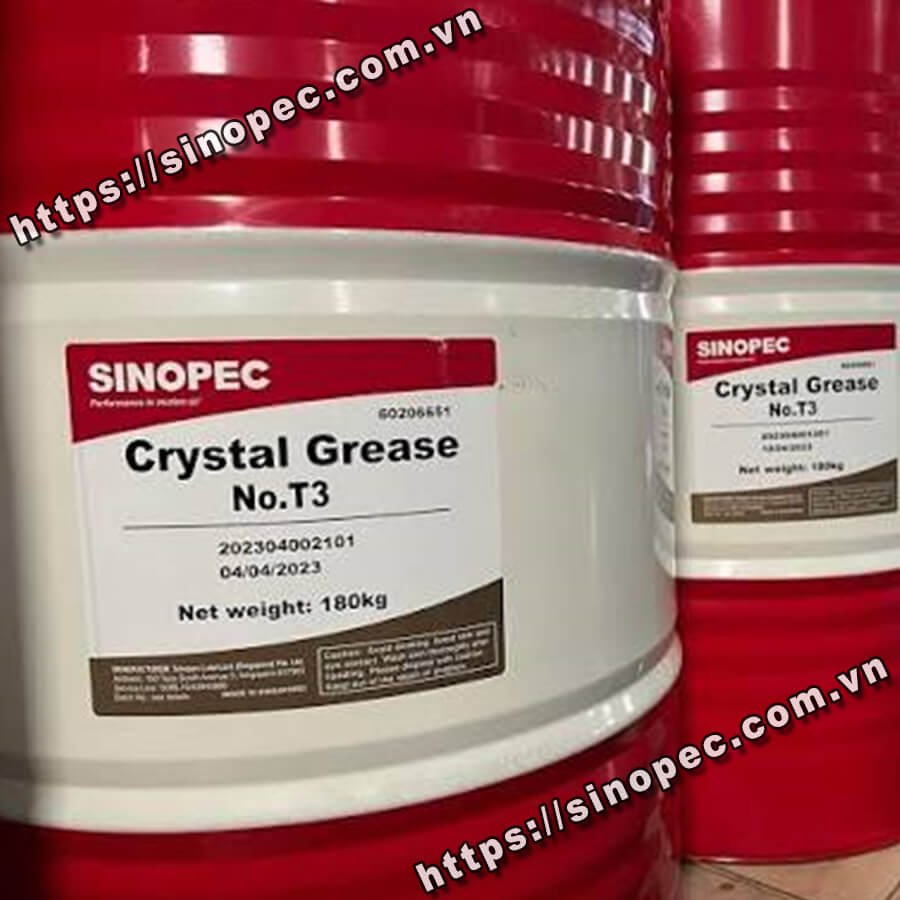 Mỡ bôi trơn đa năng Sinopec Crystal Grease NLGI 3 - Ảnh 3