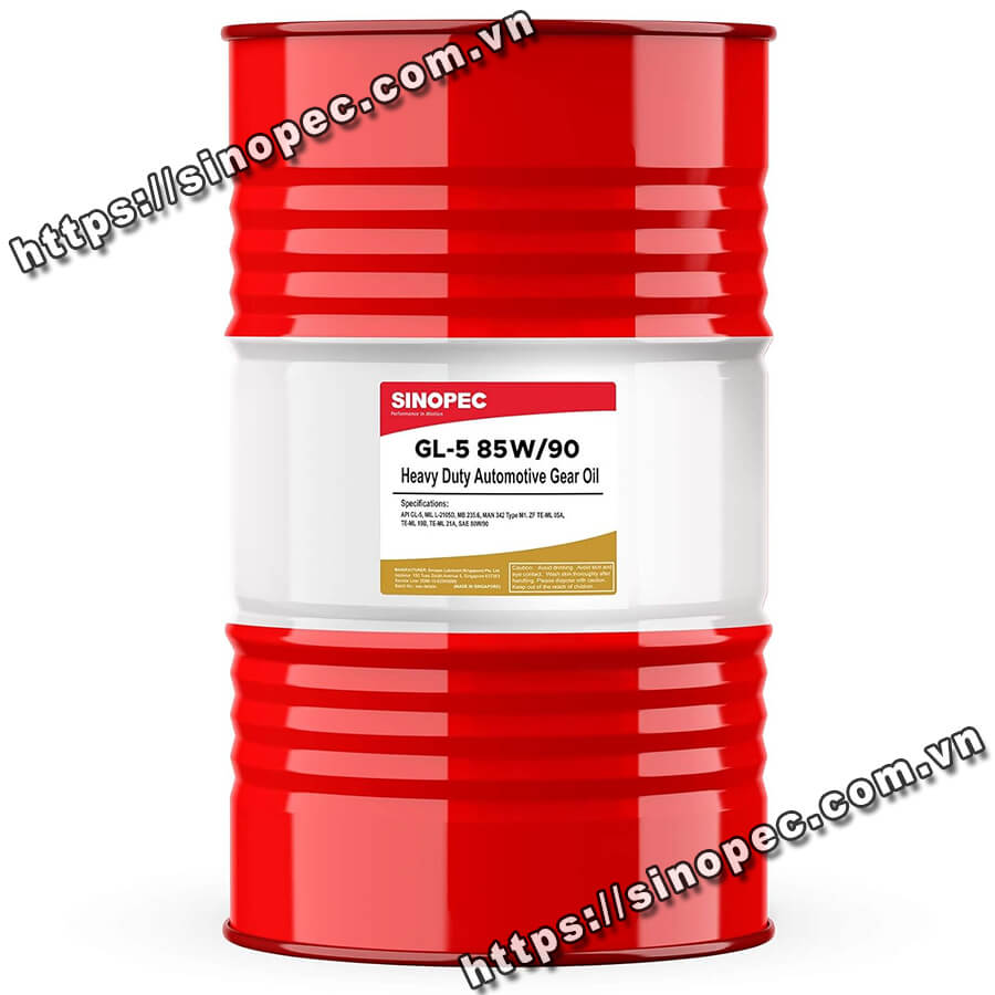 Dầu cầu, dầu bánh răng ô tô Sinopec GL-5 HD Auto Gear Oil - Ảnh 3