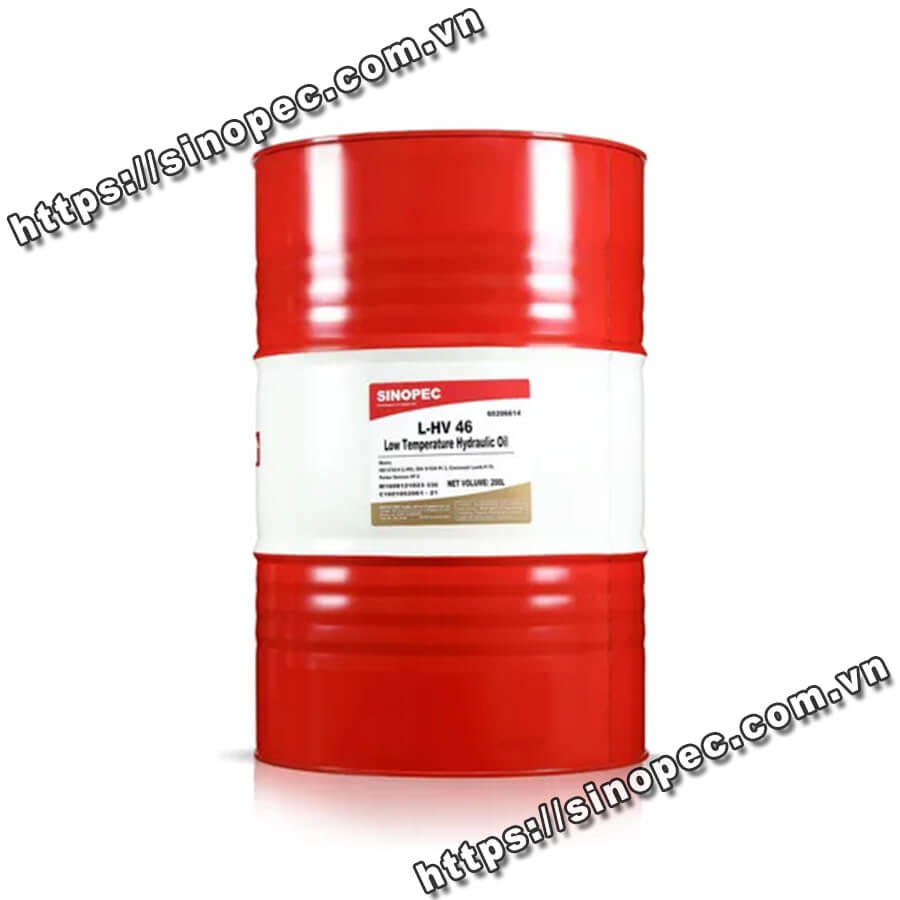 Dầu thủy lực chống mài mòn chịu nhiệt độ thấp Sinopec L-HV - Ảnh 2