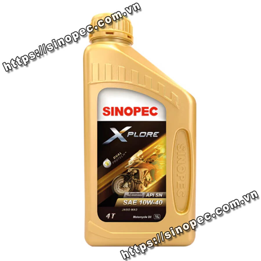 Dầu động cơ xe máy Sinopec Xplore SN MA2 10W-40