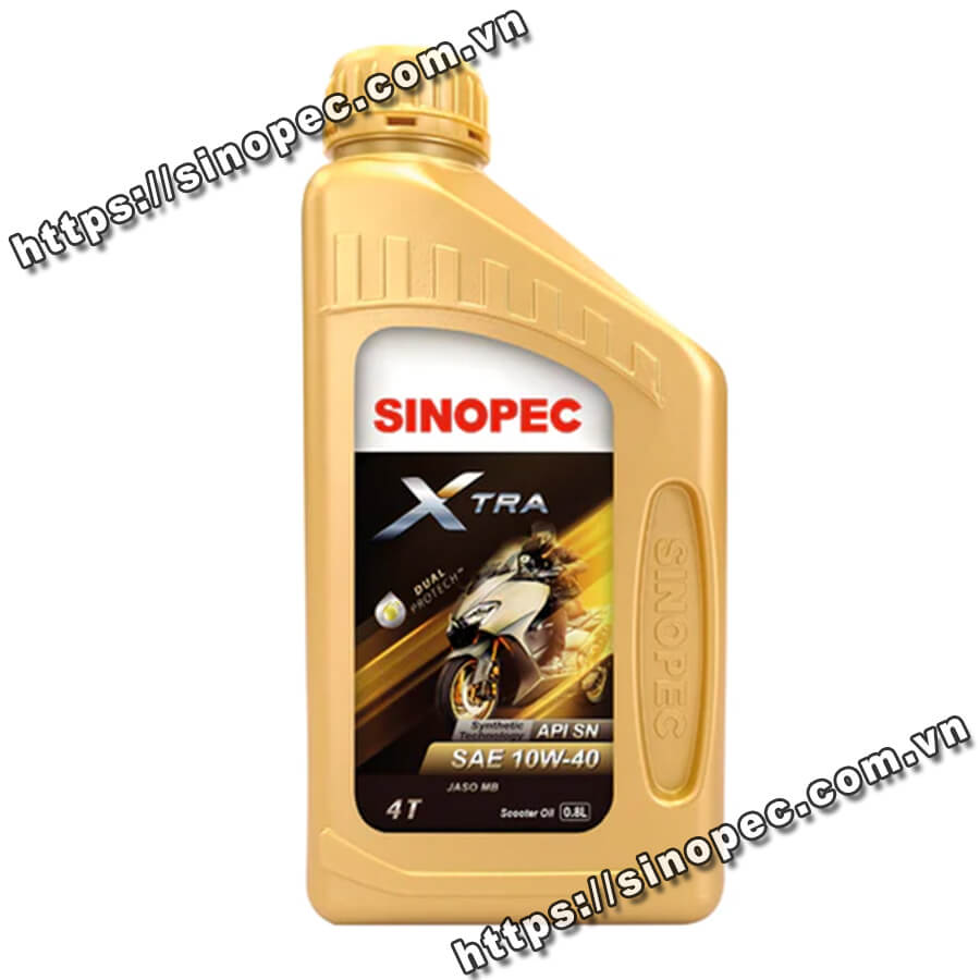 Dầu động cơ xe máy Sinopec Xtra SN MB 10W-40
