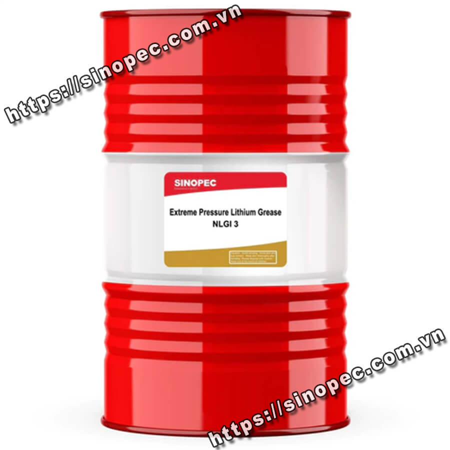 Mỡ bôi trơn đa dụng chịu cực áp cao Sinopec Lithium EP - Ảnh 2